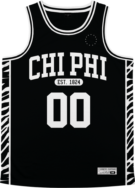 Chi Phi Black Basketball Jersey