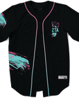 Zeta Tau Alpha - Miami Beach Splash Baseball Jersey - Kinetic Society