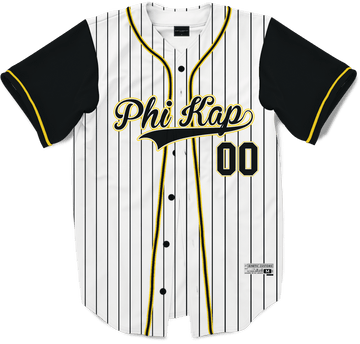 Phi Kappa Sigma Retro V-Neck Baseball Jersey — GreekU