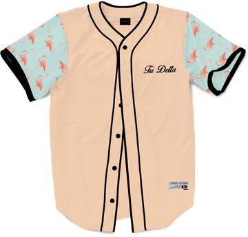 Delta Delta Delta - Cream Baseball Jersey